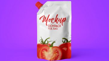 Download Foil Spout Pouch Mockup Free Package Mockups