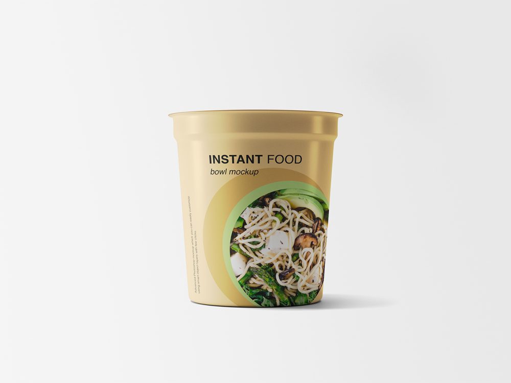 Download Instant Food Plastic Bowl Mockup Free Package Mockups Yellowimages Mockups