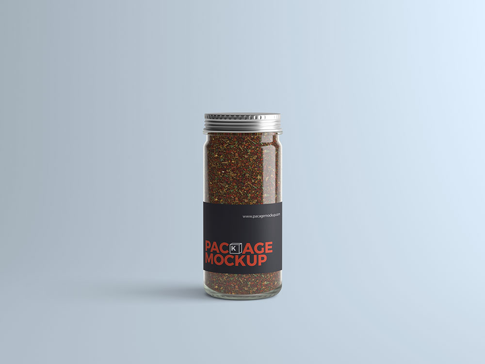 16 oz Clear PET Spice Bottle PSD Mockup – Original Mockups
