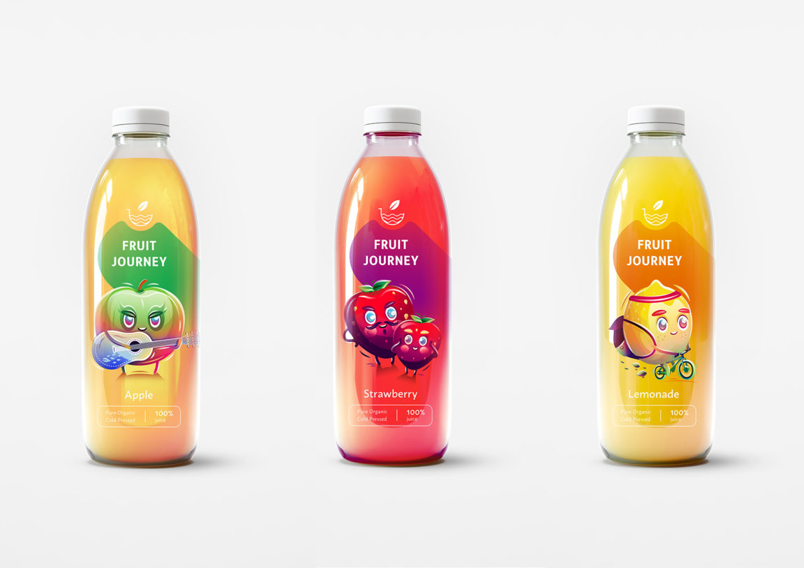 Fruit Journey Package Designs - Package Mockups