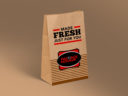 Kraft Paper Take Away Food Package Mockup - Free Package Mockups