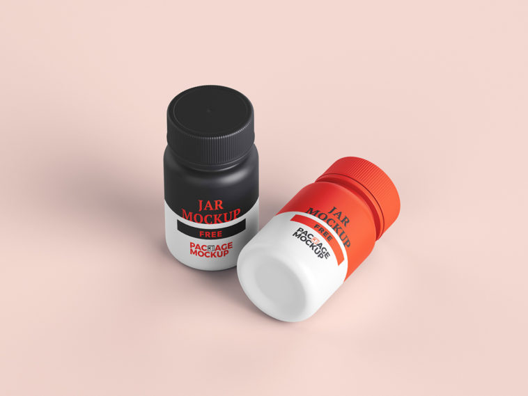 Free Medicine Jar Bottle Mockup Free Package Mockups