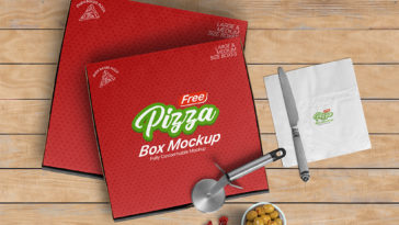 Download Free Open Pizza Box Mockup Free Package Mockups PSD Mockup Templates