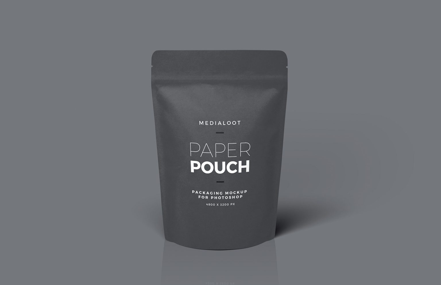 Paper Pouch Free Packaging Mockup - Free Package Mockups