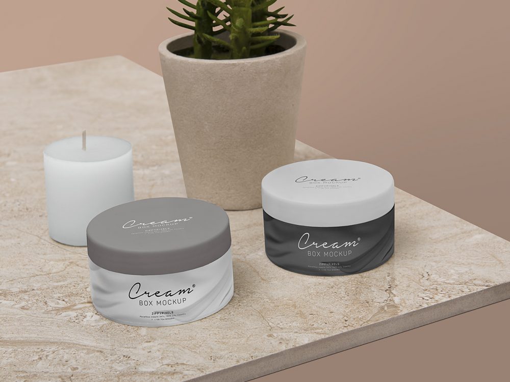 Download Free Cosmetic Plastic Jar Mockup Free Package Mockups