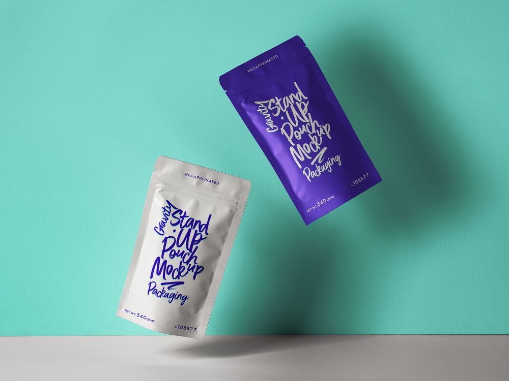 Download Free Standup Pouch Packaging Mockup Free Package Mockups