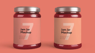 adobe dimension mock up jam jar