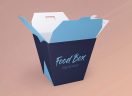 2 Free Noodle Food Box Packaging Mockup Set - Free Package Mockups