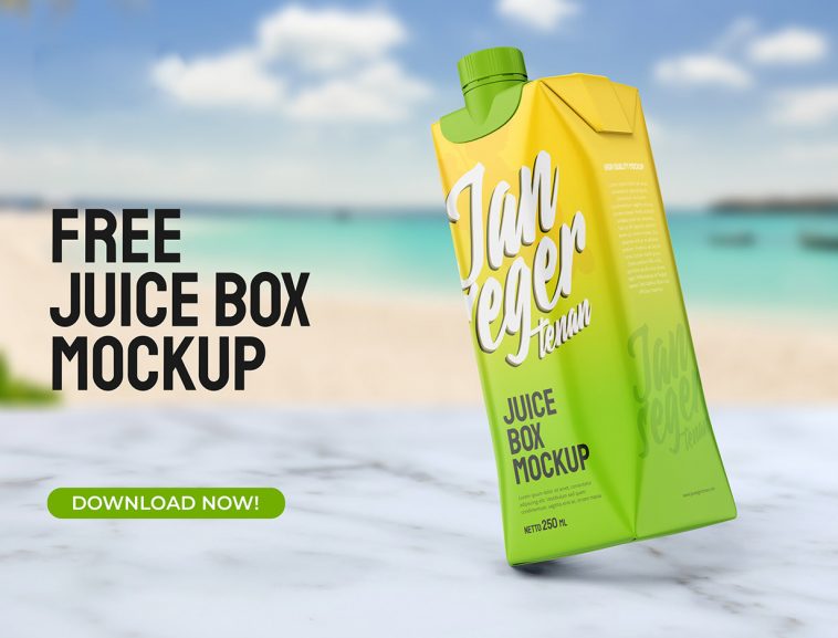Download Free Juice Box Mockup Free Package Mockups