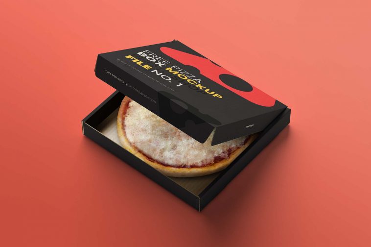 Download Free Opened Pizza Box Mockup Free Package Mockups