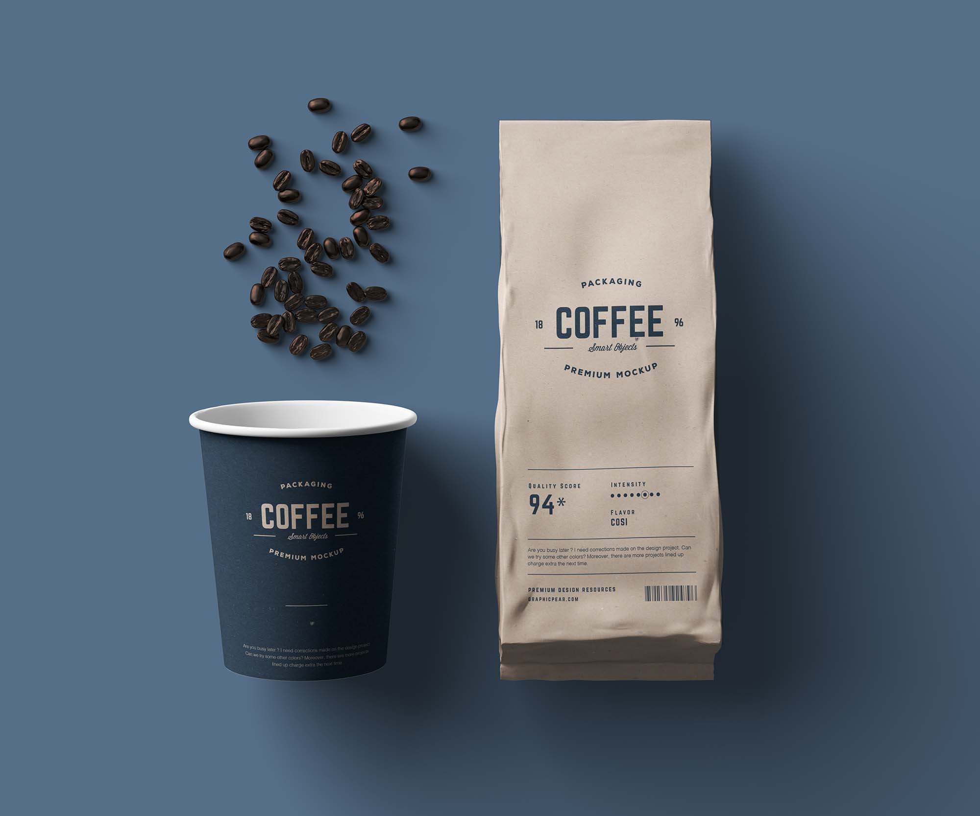 Download Free Paper Coffee Cup And Bag Packaging Mockup Package Mockups 3D SVG Files Ideas | SVG, Paper Crafts, SVG File
