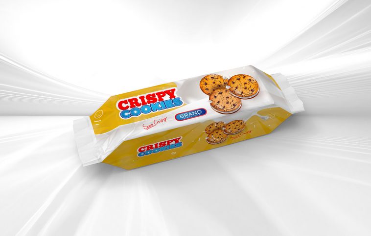 Download Free Crispy Cookies Biscuit Packaging Mockup Free Package Mockups