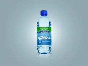 Small Water Pet Bottle Mockup - Free Package Mockups