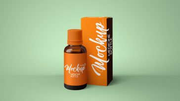 Download Free Pharmaceutical Amber Glass Bottle Mockup Free Package Mockups Yellowimages Mockups