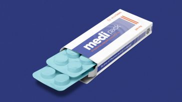 Download Free Pills Blister Packaging And Box Mockup Free Package Mockups