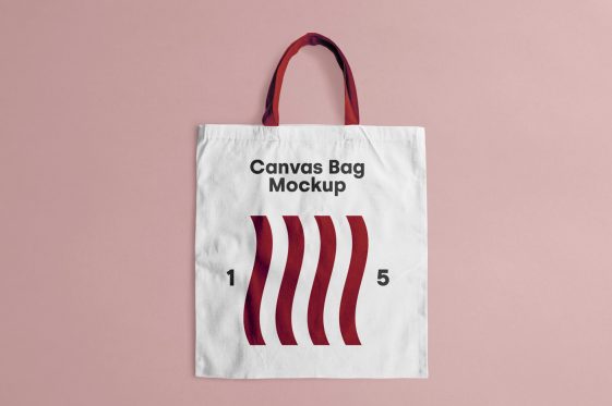 Free Top view Cloth Tote Bag Mockup - Free Package Mockups