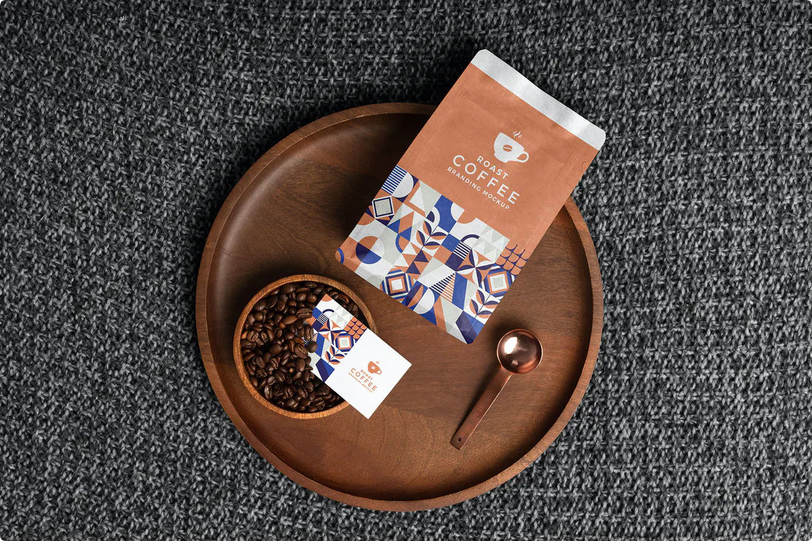 Download Premium Style Free Coffee Packaging And Branding Mockup