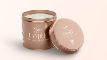 Download Branded Scented Candle Jar Mockup Free Package Mockups