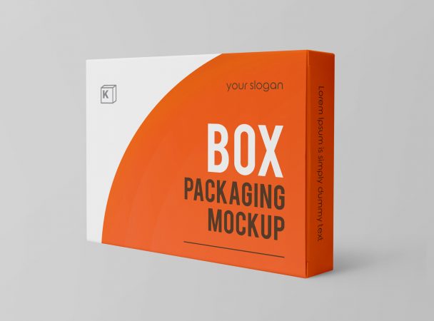 Free Slim Rectangle Box Packaging Mockup 3 set - Package Mockups