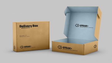 Download Free Shipping Wrapper Cover Bag Mockup Free Package Mockups
