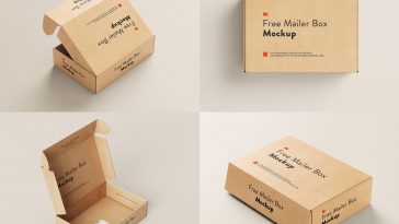 Download Free Hand Holding Mailing Box Mockup Free Package Mockups