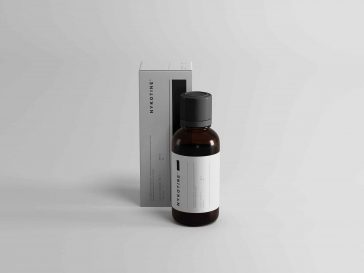 Free Medicine Bottle and Box Packaging Mockup - Free Package Mockups