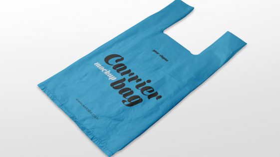 Standing Plastic Bag Mockup - Free Package Mockups