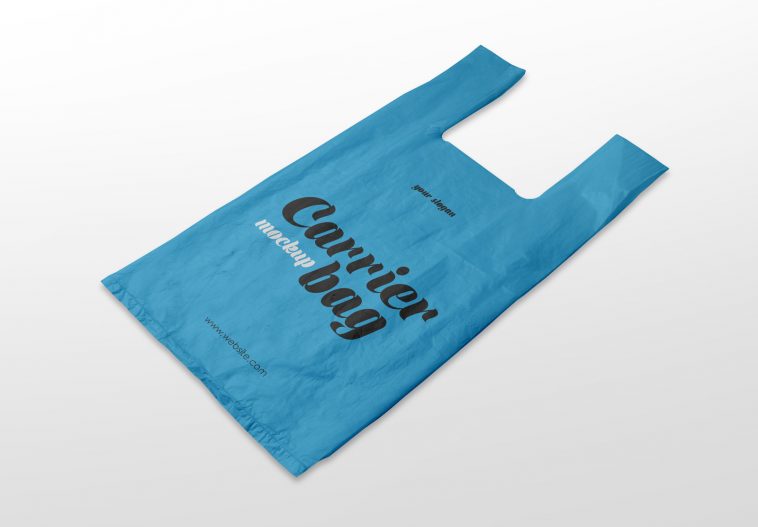 Download Free Plastic Shopping Carrier Bag Mockup Free Package Mockups