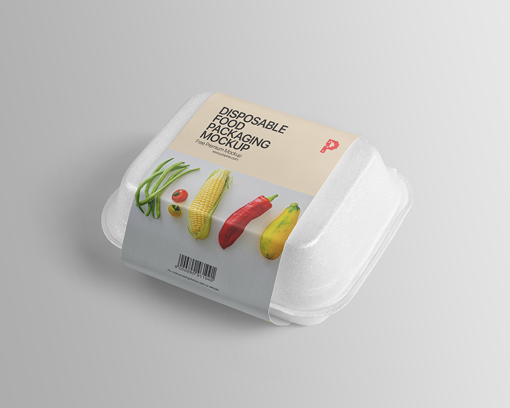 Download Free Disposable Food Container Packaging Mockup Package Mockups