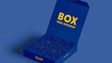 Download Free Luxury Chocolate Packaging Gift Box Mockup Free Package Mockups