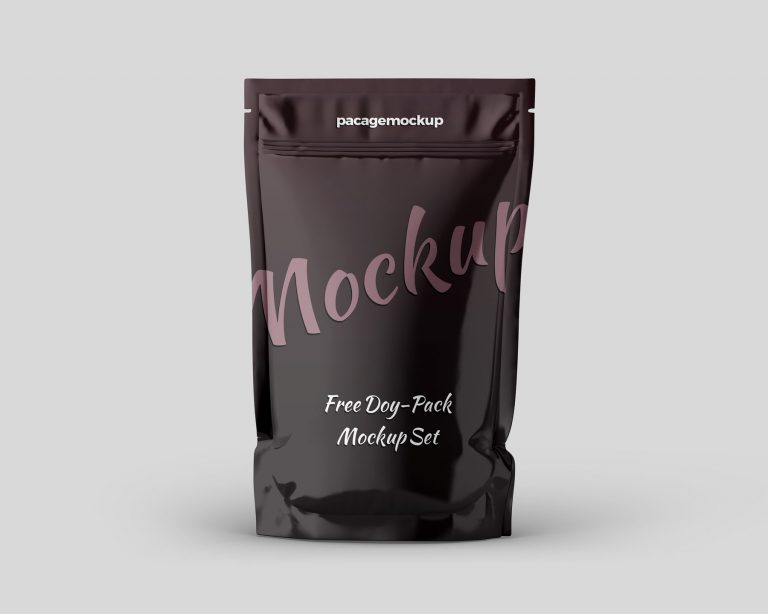 Free A set of Free Standup Pouch Food Packaging Mockup - Free Package ...