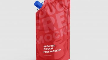 3 Mockups of Standing Zipper Doypack (FREE) - Resource Boy