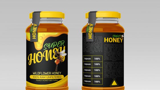 Free Dates Syrup - Jam Jar Mockup - Free Package Mockups