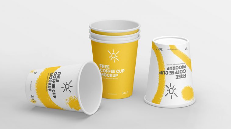 Free Cafe Package Branding Set Mockup - Free Package Mockups