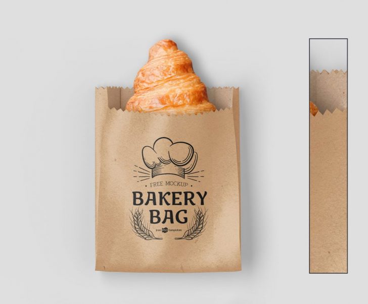 Free Bakery Paper Bag Mockups 3 Packaging Scenes - Package Mockups