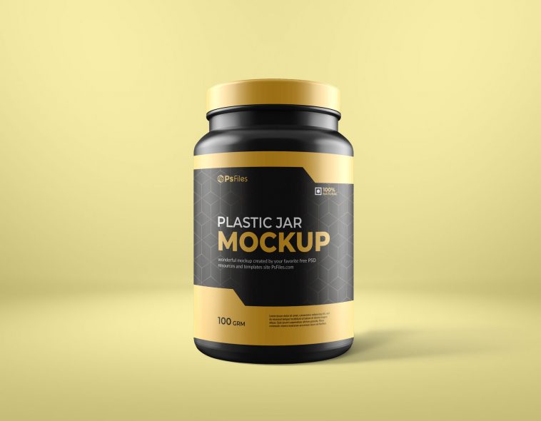 Protein Powder Container Mockups  Packaging Mockups ~ Creative Market