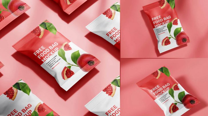 Free Snack Pack Packaging Mockup PSD - Free Package Mockups